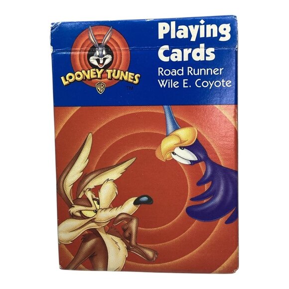 Looney Tunes Road Runner & Wile E. Coyote 1997 The United States Playing Card Co - Picture 1 of 5